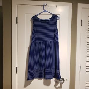 APT 9 Size XL Striped Mini Dress